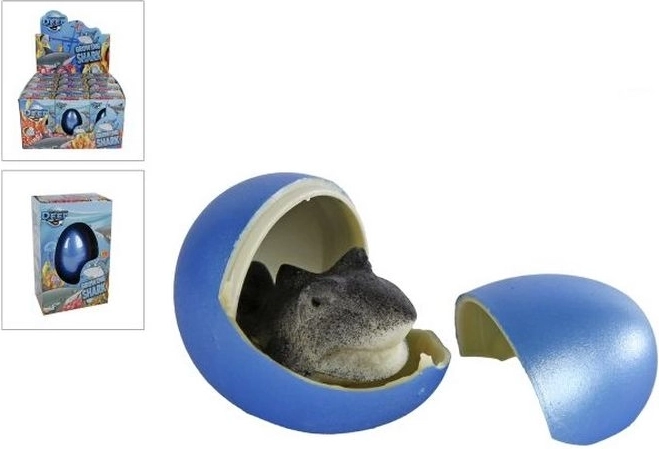 Rosnące jajko z rekinem 6 cm - 1 sztuka