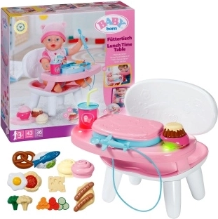 BABY born krzesełko do karmienia z dźwiękami