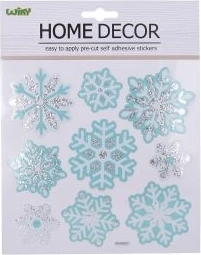 Świąteczna dekoracja na ścianę i okno