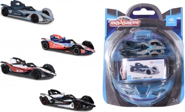 Formuła E Deluxe Gen 2 metalowa, 4 rodzaje