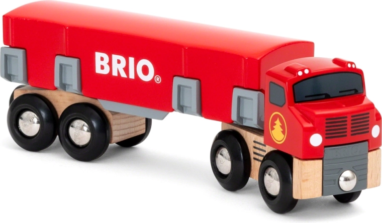 BRIO World – ciągnik z drewnem