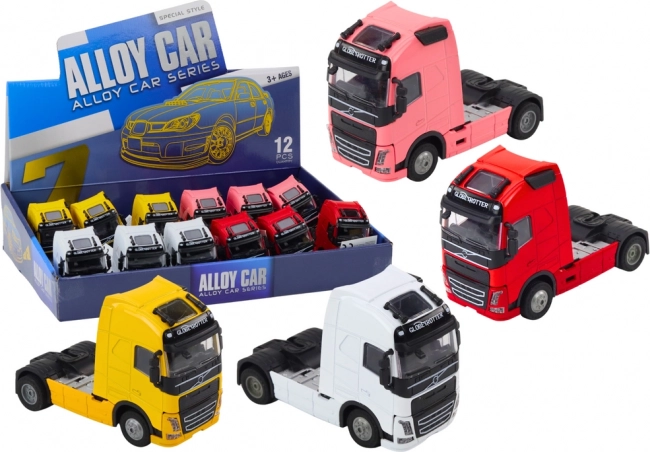 Ciężarówka metalowa z diodami LED i dźwiękami 1:32