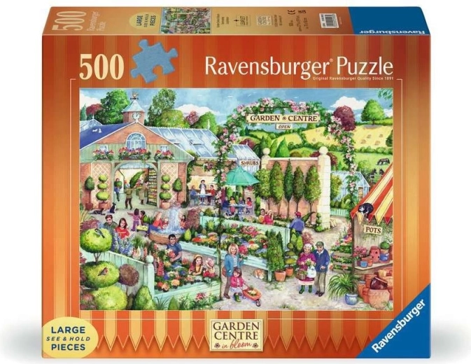 Puzzle Ravensburger rozkwitające centrum ogrodnicze XXL 500 elementów