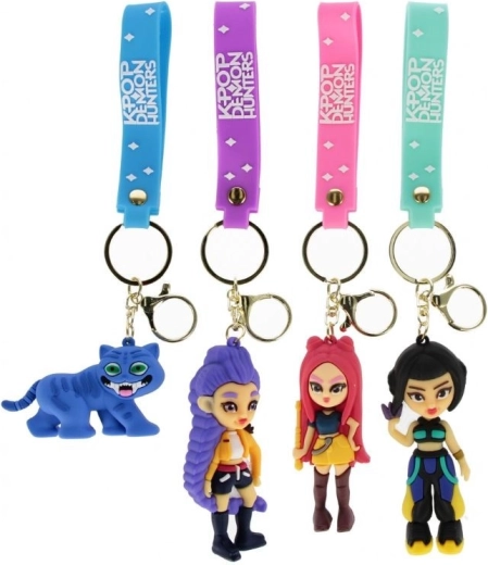 Gumowa zawieszka K-POP Demon Hunters z paskiem na nadgarstek