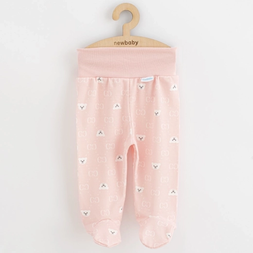 Niemowlęce półśpiochy NEW BABY Classic II z misiem, białe