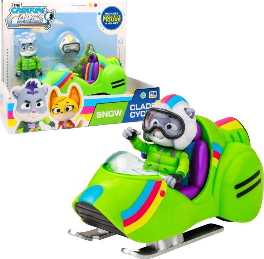 PMI The Creature Cases Zwierzęce zagadki figurka Sam Snow i śnieżny motocykl