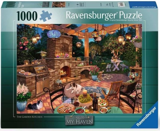 Puzzle Ravensburger My Haven: kuchnia ogrodowa 1000 elementów