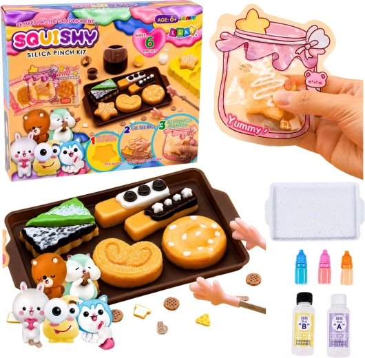 Kreatywny zestaw DIY do tworzenia squishy ciasteczek