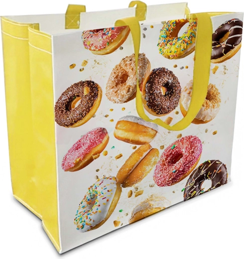 Torba na zakupy Donuts 43 × 37 × 21,5 cm