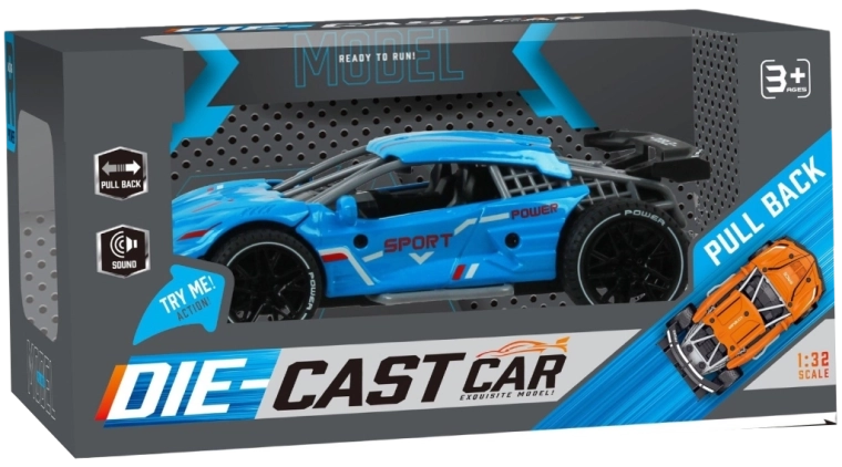 Samochód wyścigowy 1:32 z napędem pull-back