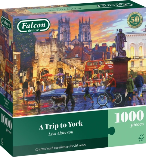 Puzzle Falcon Wycieczka do Yorku 1000 elementów