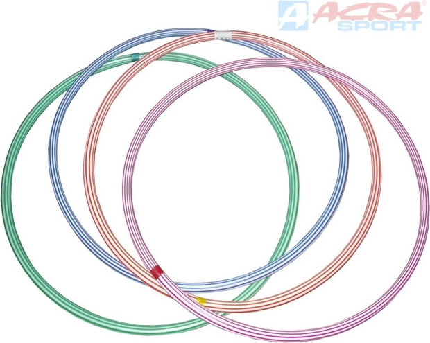 ACRA obręcz gimnastyczna hula hoop 60 cm dla dzieci - 1 szt.