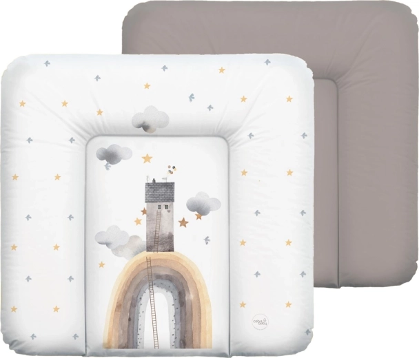 Ceba baby miękka mata do przewijania Basic Rainbow Home 75 × 72 cm