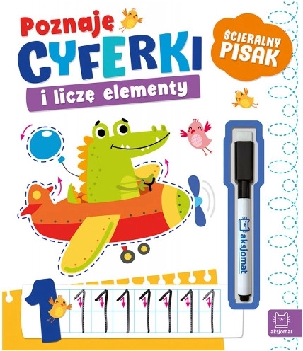Poznaję liczby i liczę – książka ze zmazywalnym flamastrem