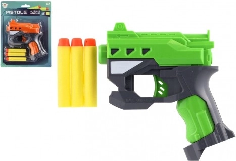Pistolet na piankowe strzałki 12 × 14 cm, 3 strzałki, 2 kolory