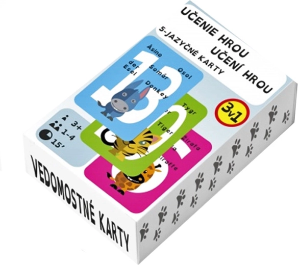 Czarny Piotruś 4 w 1 – zwierzęta - 1 sztuka