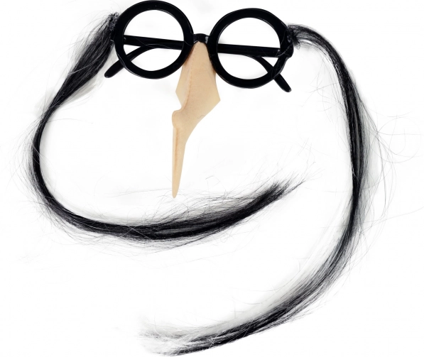 czarodziejskie okulary z nosem