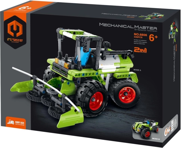 Zestaw konstrukcyjny iMaster Mechanical Master kombajn i pojazd terenowy 2 w 1, 335 elementów
