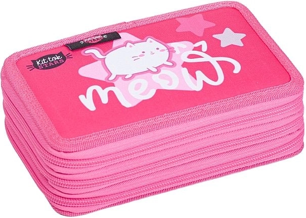 Piórnik LizzyCard Kit Tok – trzykomorowy tekstylny