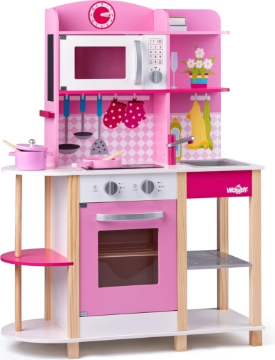 Drewniana wyspa kuchenna Trendy dla dzieci