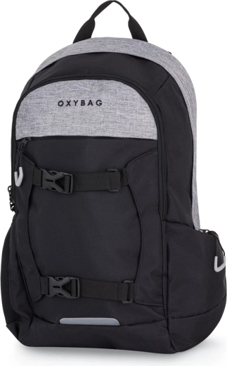Plecak studencki Oxybag OXY Zero szary 27 l