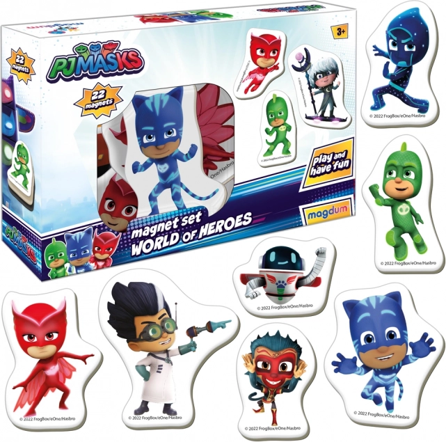 Zestaw magnesów PJ MASKS