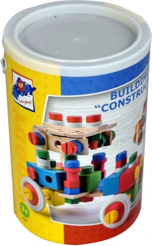 Zestaw konstrukcyjny 140 elementów w wiaderku