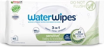 WaterWipes Baby & Toddler 3w1 nawilżane chusteczki 60 szt.