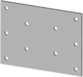 Płyta łącząca 70 × 70 mm stal ocynkowana