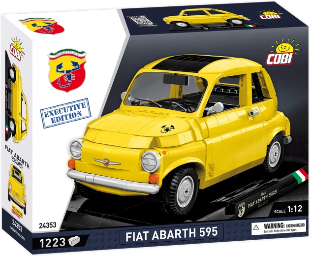 Cobi Fiat Abarth 595 Executive Edition zestaw konstrukcyjny 1:12 (1223 elementy)