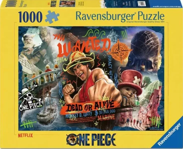 Puzzle Ravensburger One Piece: przygoda czeka! 1000 elementów