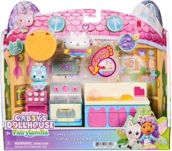 Magiczny domek Gabby Fairylandia – magiczna kuchnia Cakey Cat, 10 elementów