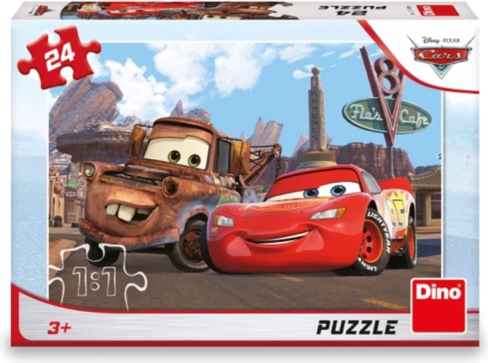 Puzzle Dino Auta w mieście 24 elementy