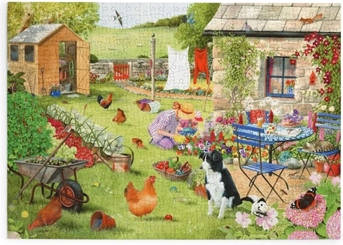 HOP Puzzle Babci ogród, 500 dużych elementów