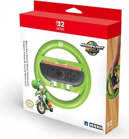 Uchwyt kierownicy HORI do Nintendo Switch i Switch 2 Yoshi