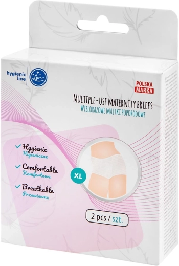 Siatkowe majtki poporodowe wielokrotnego użytku XL AKUKU