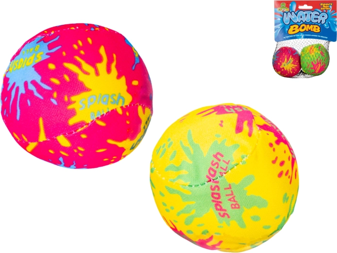 Neonowe tekstylne bomby wodne 7 cm - 2 szt.