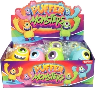 Gumowa antystresowa zgniatana potworka ze slime'em 11 cm - 1 sztuka