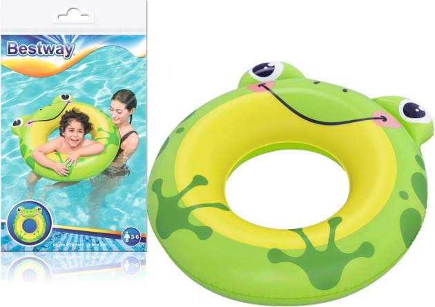 Nadmuchiwany koło do pływania żabka 76 × 85 cm Bestway