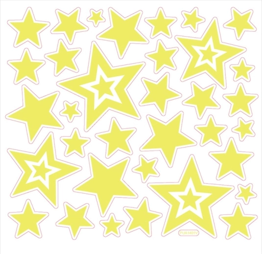 Świecące naklejki na ścianę – gwiazdy