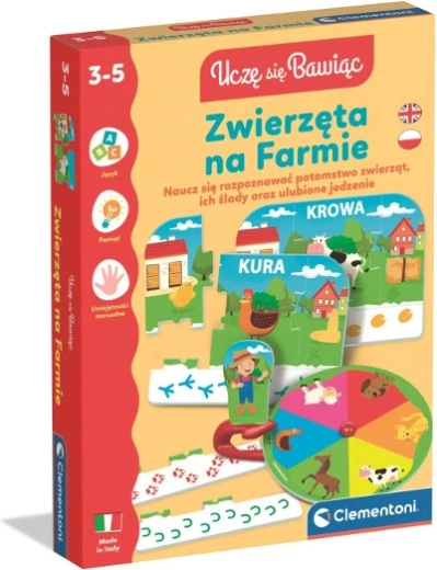 Zwierzęta na farmie – edukacyjna gra dla dzieci