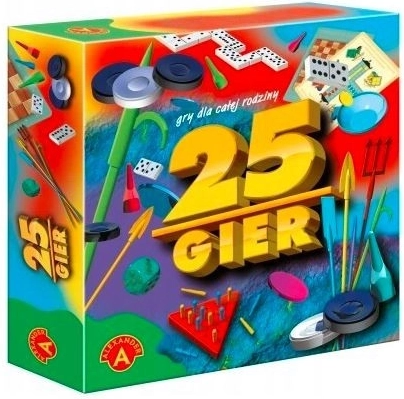 Gra planszowa 25 gier dla całej rodziny