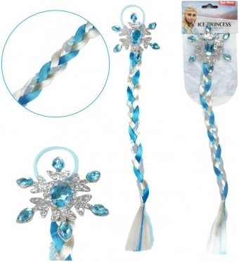 Lodowa Księżniczka, warkocz z cekinami