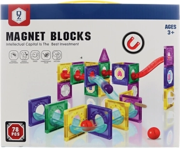 Magnetyczny tor kulkowy 78 elementów