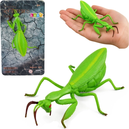 Gumowa realistyczna figurka modliszki zielona 18 cm