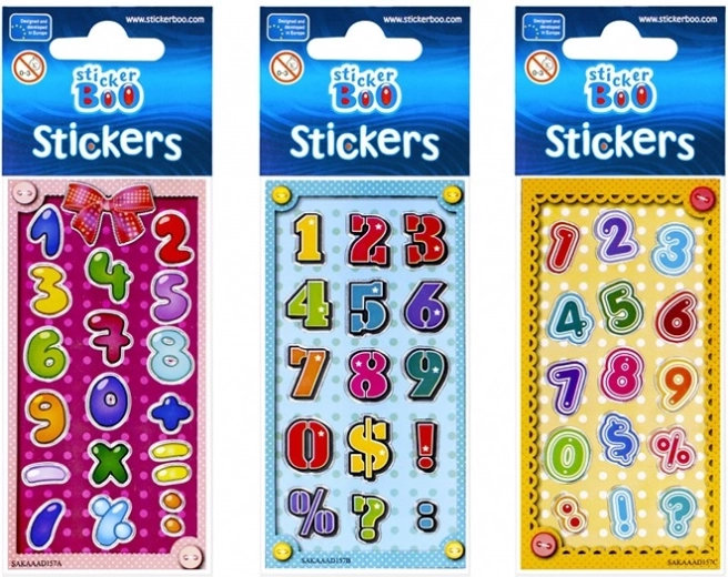 Naklejki ze srebrnym obramowaniem StickerBoo - 1 szt.
