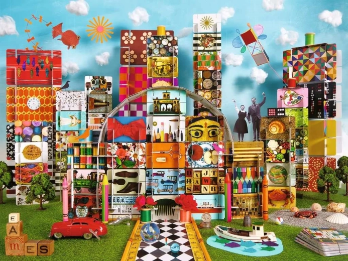 Puzzle Ravensburger Fantastyczny dom Eamesa 1500 elementów