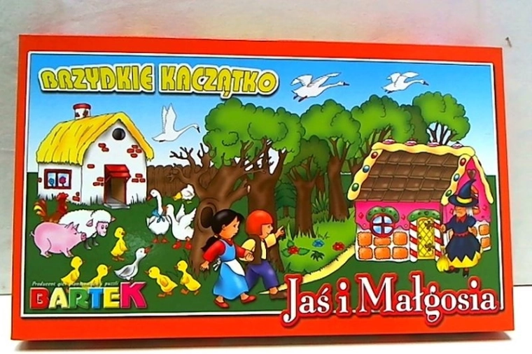 Zestaw gier dla dzieci 2 w 1 Jaś i Małgosia / Brzydkie kaczątko