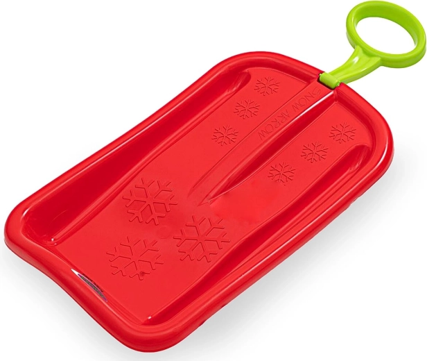 Dziecięcy ślizg Snow Play Arrow 74 cm czerwony