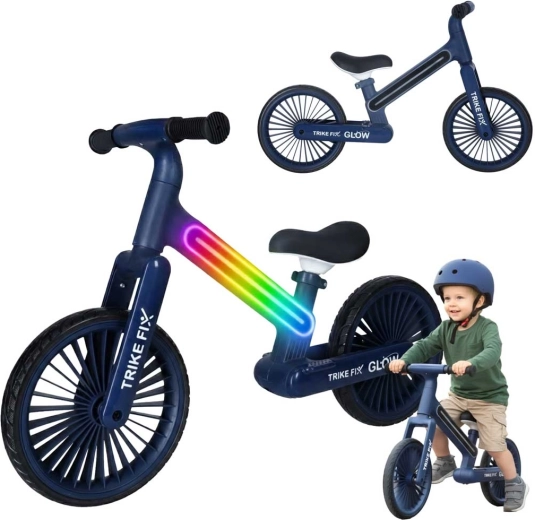 Biegówka TRIKE FIX GLOW LED – granatowa